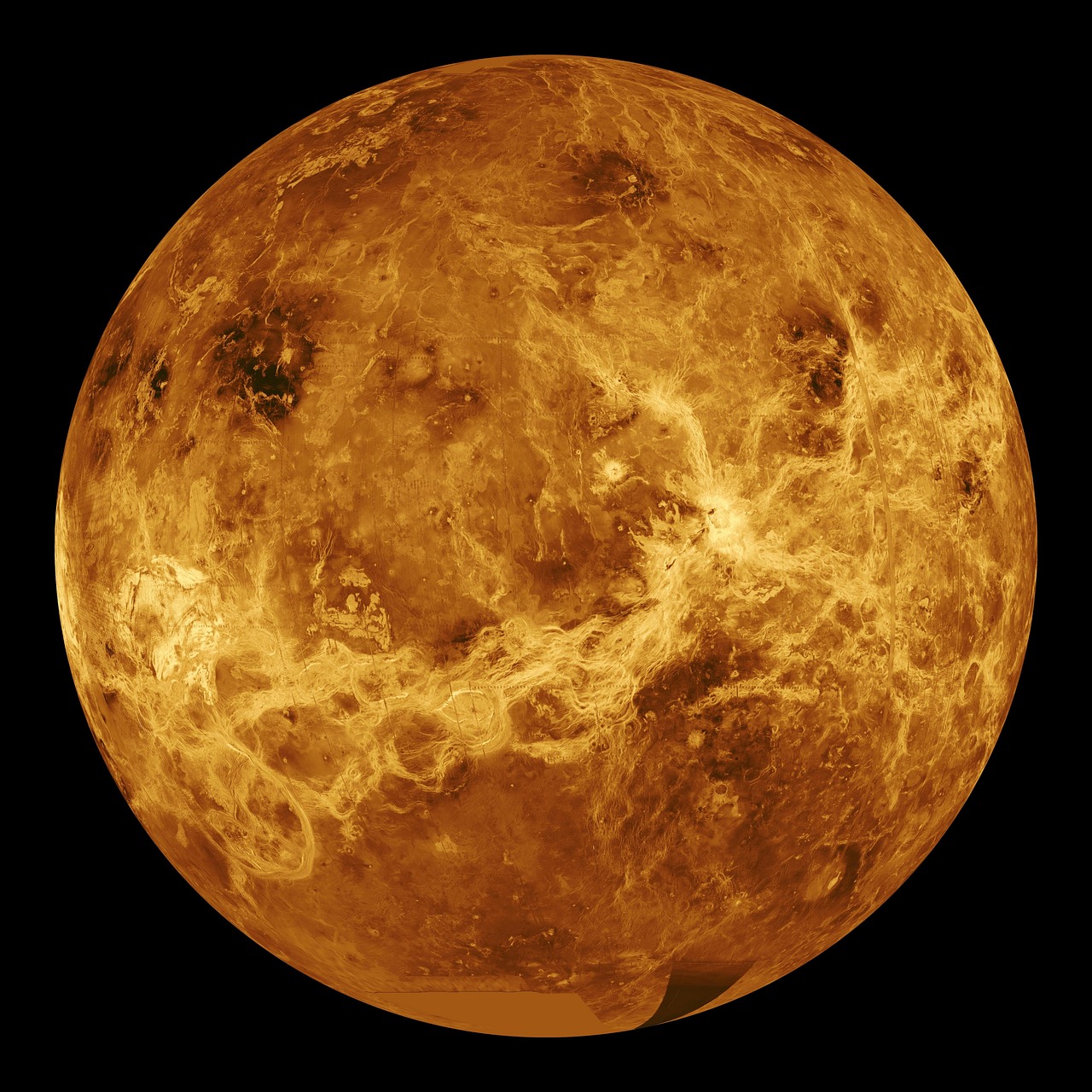 the planet Venus