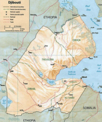 Image of Djibouti Map