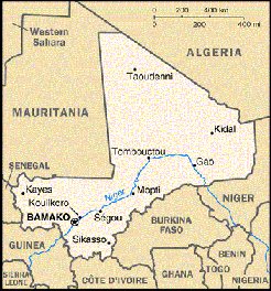 Map of Mali