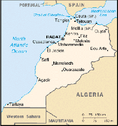 Map of Morocco
