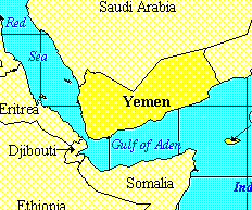 Image of Yemen Map