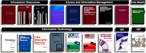 Some of Dr. Ching-chih Chen's books