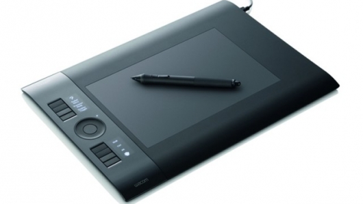 A photograph of a Wacom Intuos4 tablet