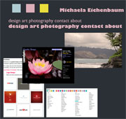 Screen shot of the Michaela Eichenbaum Portfolio Mood Board
