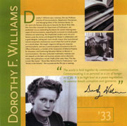 Photograph of the Dorothy F. Williams Panel