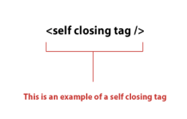 A graphic explaining html tags