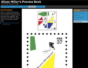 A screen shot of the Process Book website