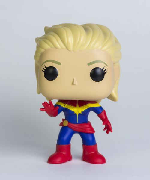 Funko Pop toy of Carol Danvers as Captain Marvel