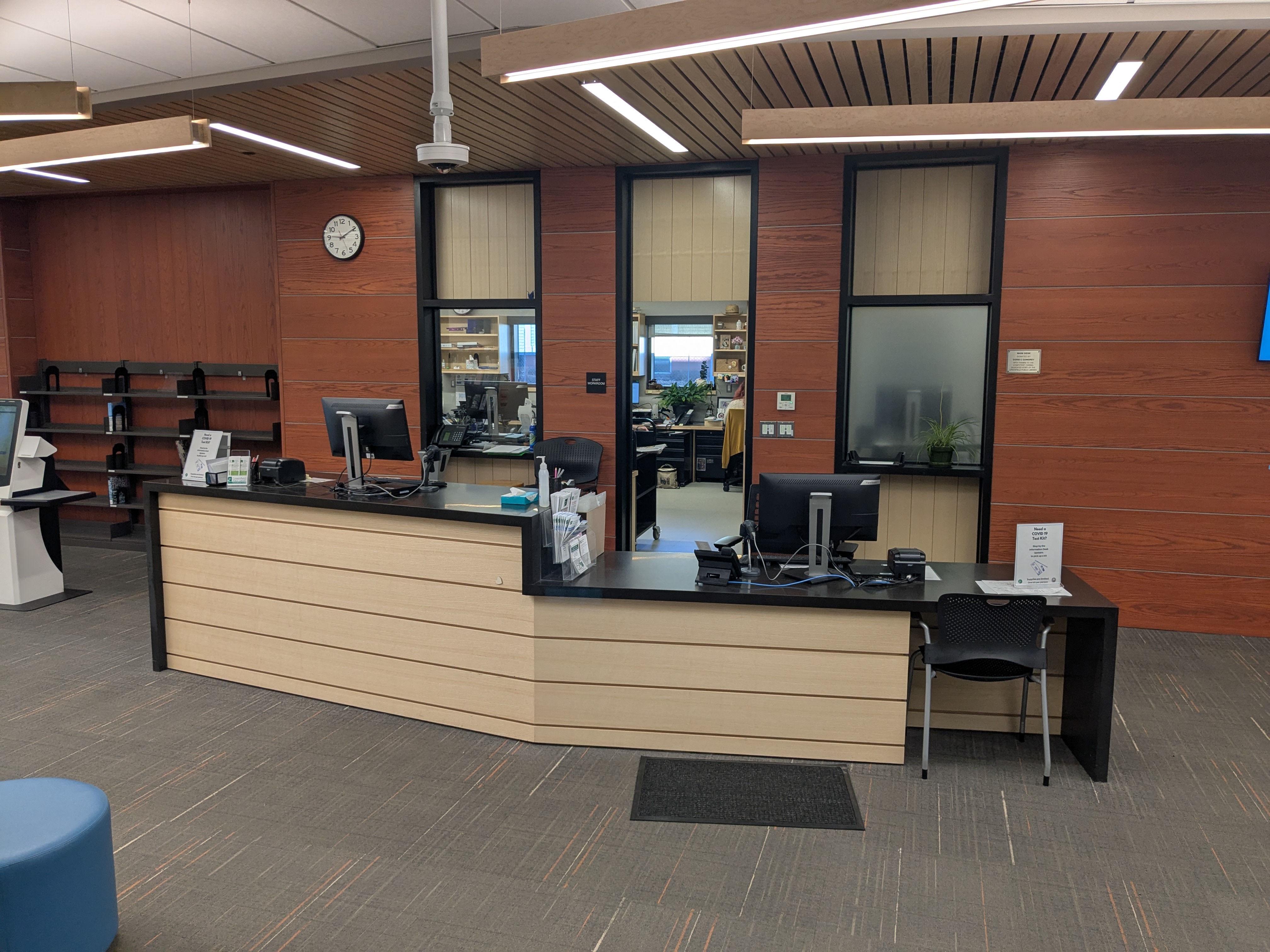 Library circulation desk