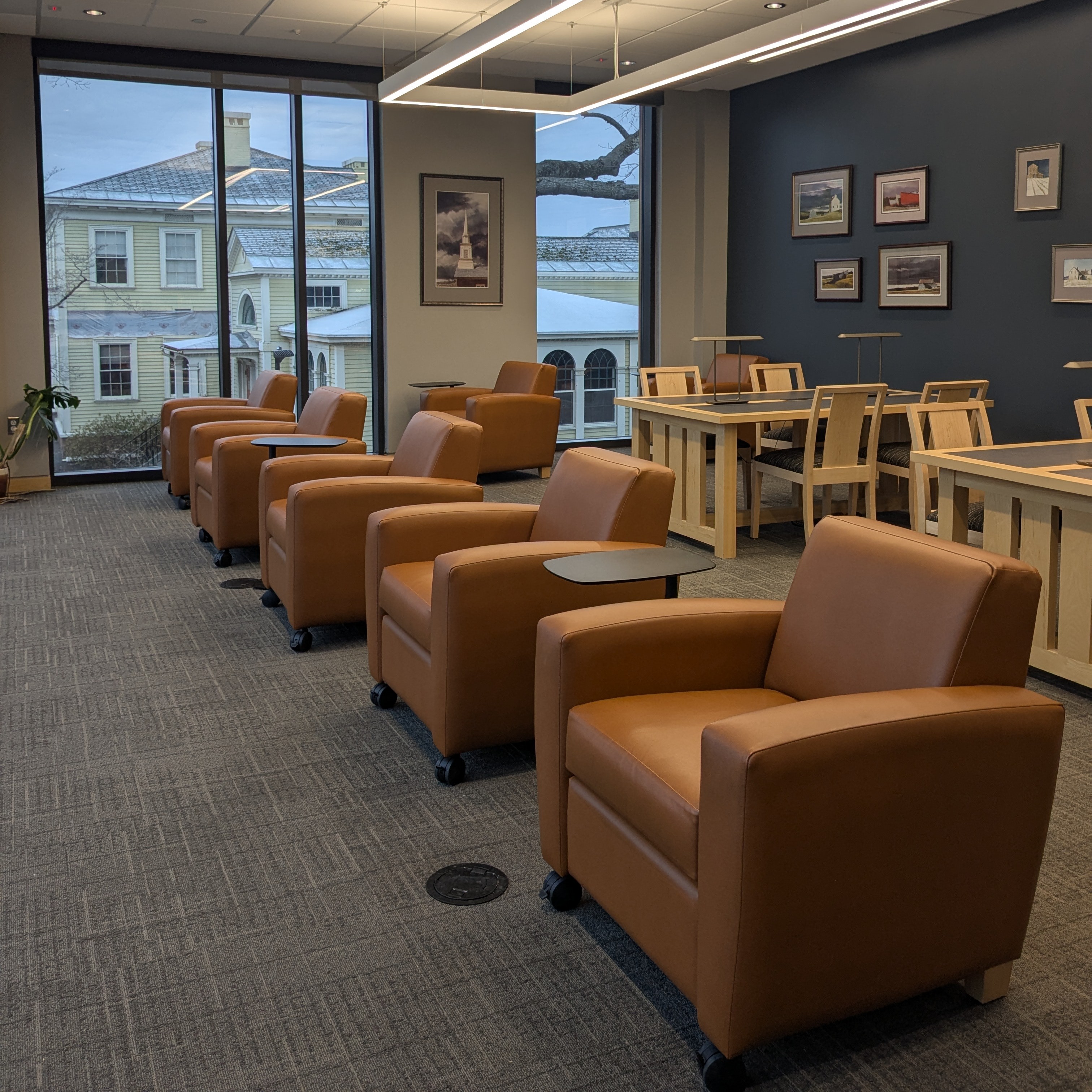 chairs in a row