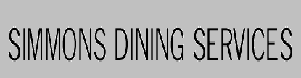 Simmons Dining Services