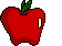 worm in apple