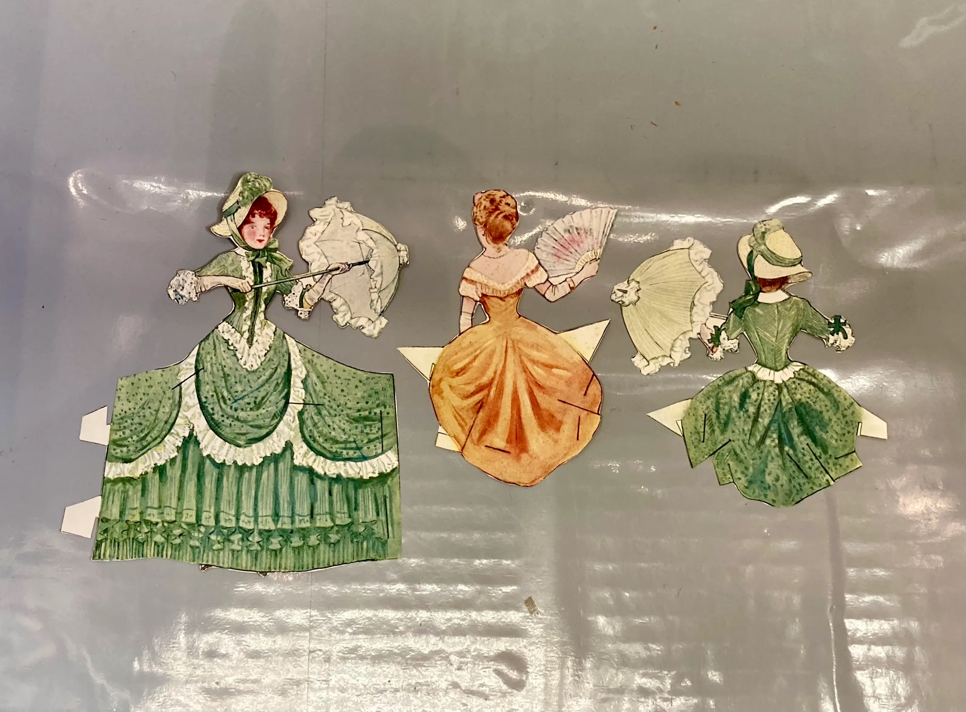 photo of women paper dolls