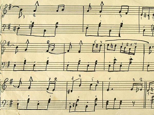 Image of sheet music