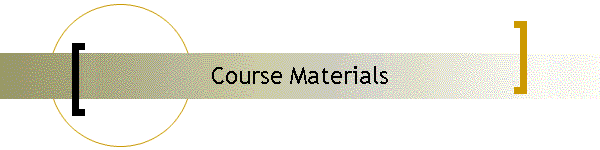 Course Materials
