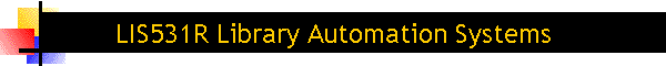 LIS531R Library Automation Systems