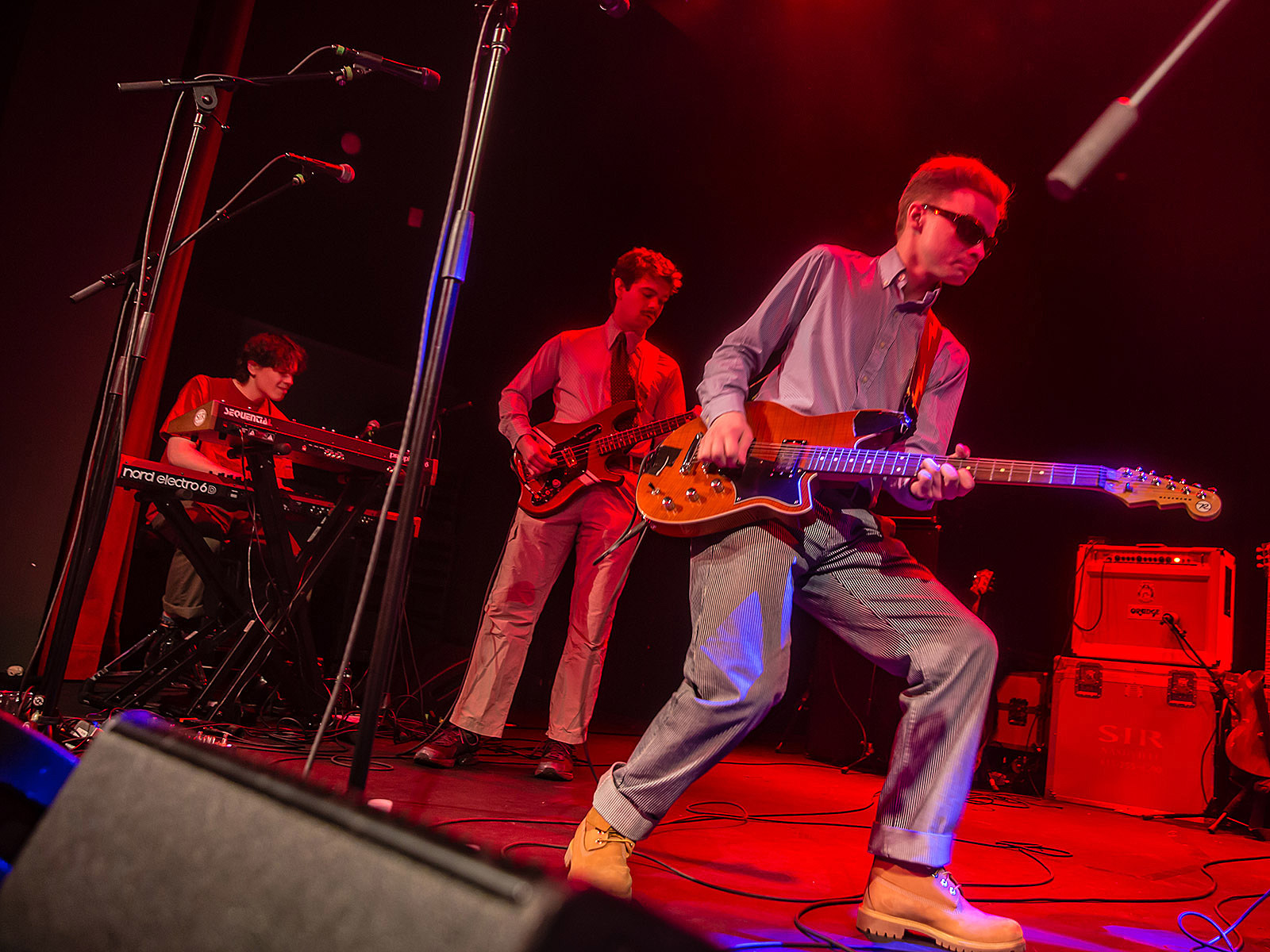 Black Midi performing at a live show